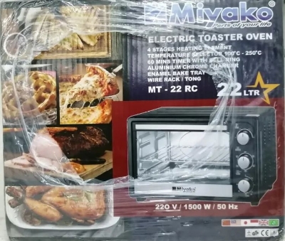 Picture of Miyako 22-LiterElectric Toaster Oven Mt-22Rc - Explore Versatile Cooking With Miyako'S Electric Toaster Oven Offering A 22-Liter Capacity (Silver)
