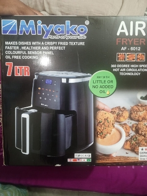 Picture of Miyako AF-6012 Digital Touch Control Panel Air Fryer.