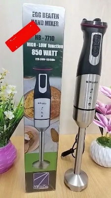 Picture of Miyako Electric Hand Blender/ Hand Mixer/ Egg Beater 850 watt HB-7710 High & Low Function (Silver)