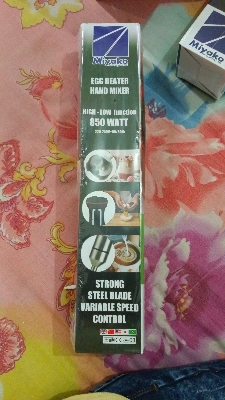 Picture of Miyako Electric Hand Blender/ Hand Mixer/ Egg Beater 850 watt HB-7710 High & Low Function (Silver)