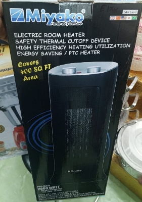 Picture of MIYAKO ELECTRIC ROOM HEATER (PTC-159 B) (Black)