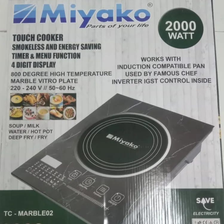 Picture of Miyako Induction Cooker TC-MARBLE02 (INVERTER) (Black)