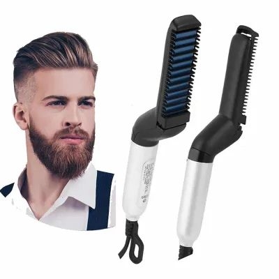 Picture of Modelling Comb Men Beard and Hair Quick Straightener Curling Straightener