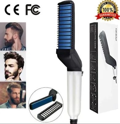 Picture of Modelling Comb Men Beard and Hair Quick Straightener Curling Straightener