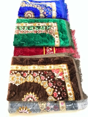 Picture of Multicolor & Multi Design Prayer Foam Jaynamaz Made in China