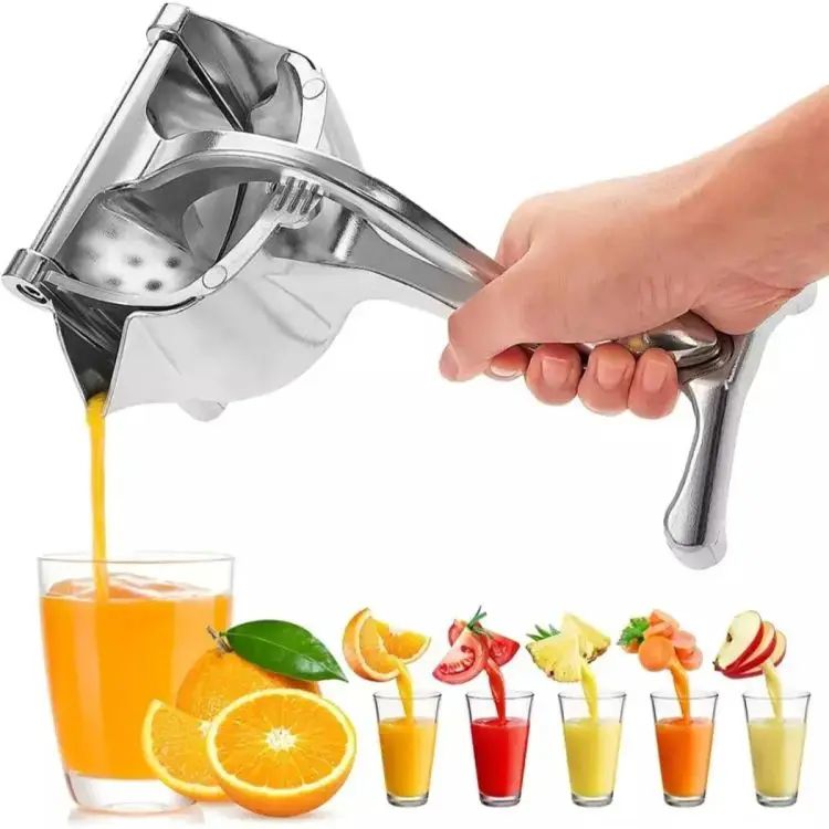 Picture of Multifunctional Real Aluminum Manual Juicer Hand Squeezer Fruit Juice Manual Juice Machine Orange Lemon Smoothie Citrus Juicer Press Fruit Machine
Low Stock
arrow