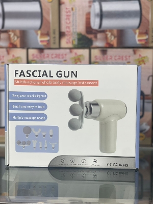 Picture of Multi-Head Muscle Massager with 9-Head Interchangeable Heads, Deep Tissue Handheld Relaxation Tool for Neck, Shoulder, Back