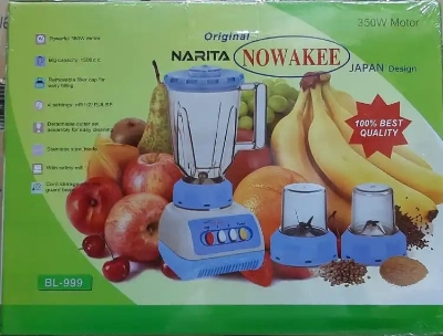 Picture of Nova/ Narita/ Noawake Blender plus mixer grinder 250/300/350 watt 3 in 1 Mixed color