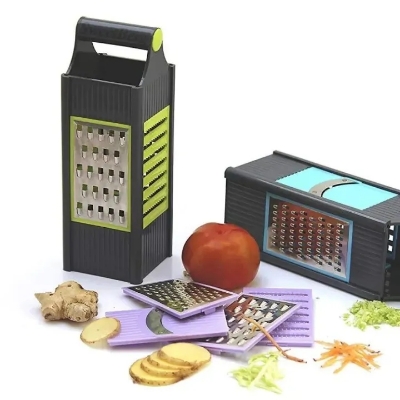 Picture of Plastic 4 in 1 Vegetable Slicer/Potato Chips Maker Grater with 4 Sides Vegetable Choppers-Potato Chips Maker Vegetable Potato Slicer