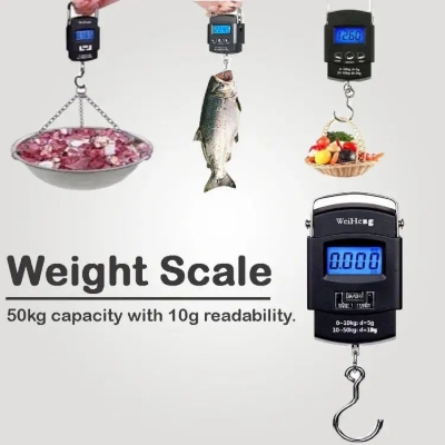 Picture of Portable Electronic Scale Digital Weight Machine 50kg (Black)