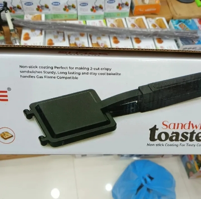 Picture of Sandwich Toaster Non-Stick Gas Sandwich Maker Iron Handle Griller Gas SandwichToaster Snack Sandwich Griller