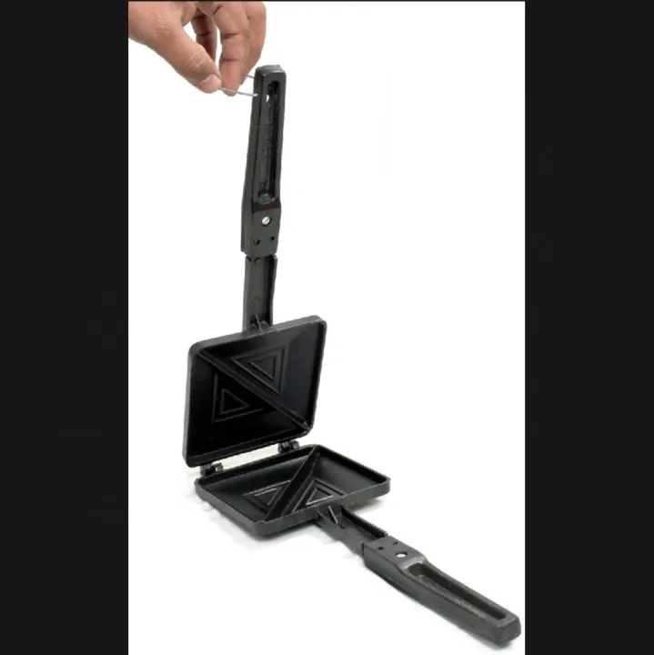 Picture of Sandwich Toaster Non-Stick Gas Sandwich Maker Iron Handle Griller Gas SandwichToaster Snack Sandwich Griller