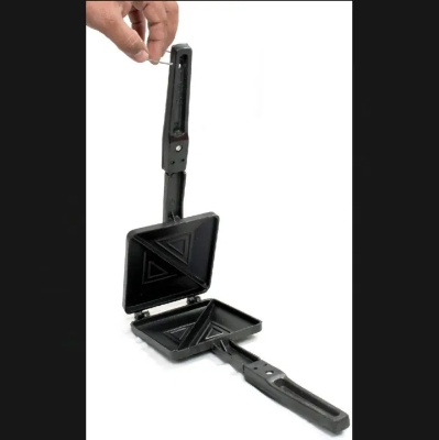 Picture of Sandwich Toaster Non-Stick Gas Sandwich Maker Iron Handle Griller Gas SandwichToaster Snack Sandwich Griller