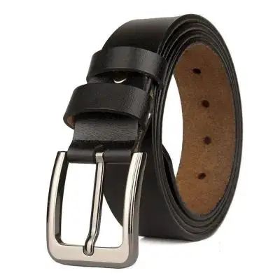 Picture of Single Part Leather Waist Formal Belt Brown and Black Colou (Multicolor,One size fits all)