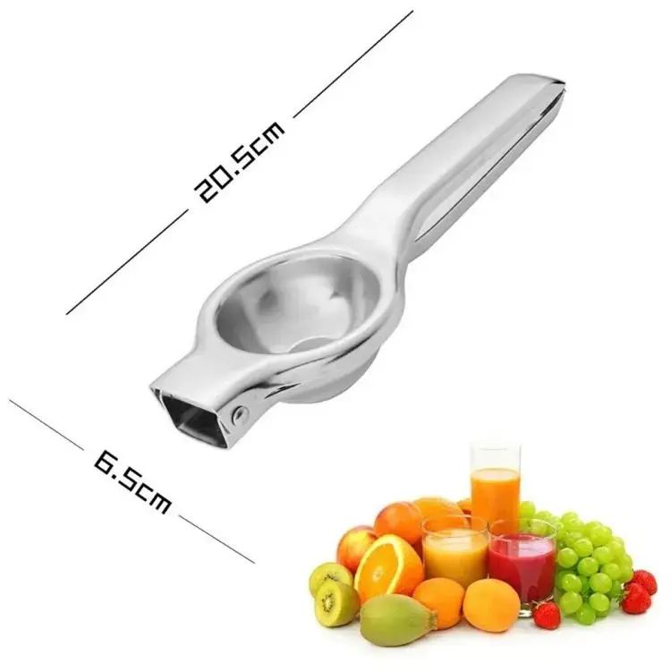 Picture of Stainless Steel Manual Hand Press Lemon Juicer Fruit Orange Citrus Juice Tool/Lebu chipa machine