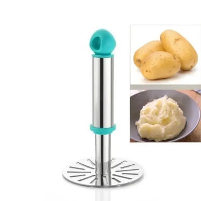 Picture of Stainless Steel Potato Masher Hand Press Masher Ideal For Vegetables and FruitsLow Stock