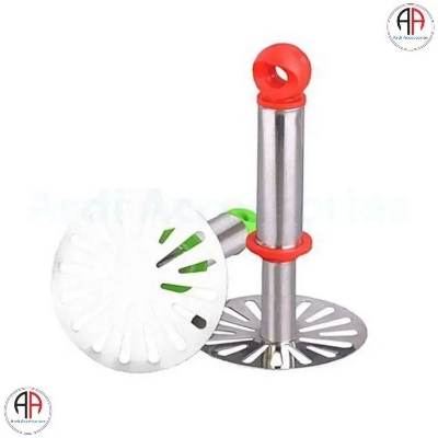 Picture of Stainless Steel Potato Masher Hand Press Masher Ideal For Vegetables and FruitsLow Stock