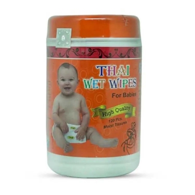 Picture of Thai Wet Wipes For baby 120 PCS (MEDIUM (Orange)