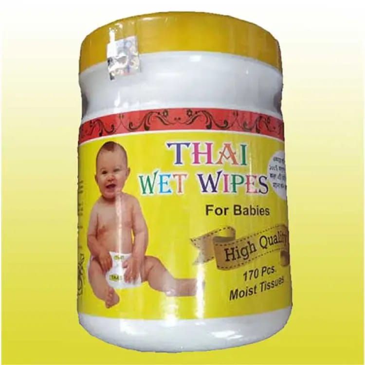 Picture of Thai Wet Wipes For baby 170 PCS (LARGE) (Yellow)