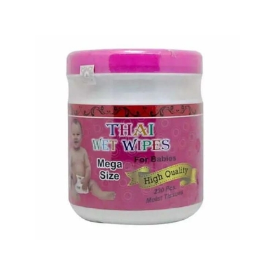 Picture of Thai Wet Wipes For baby 230 PCS (Mega) (Pink)