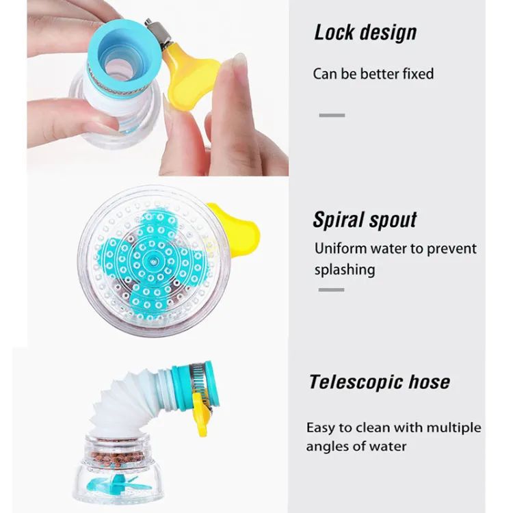 Picture of Universal Faucet Water Tap Head Rotating Water Purifier Activated Carbon Filter