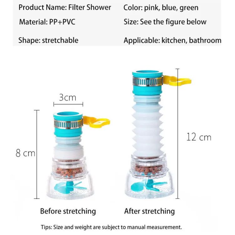 Picture of Universal Faucet Water Tap Head Rotating Water Purifier Activated Carbon Filter