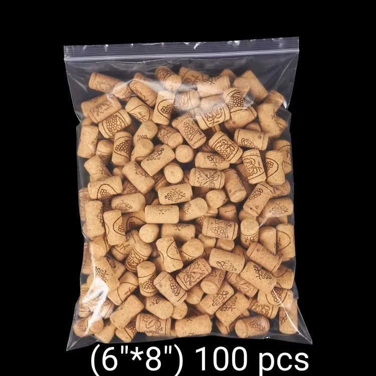 Picture of Zipper poly bag/ziplock poly Bag /Food Grade lock bag (6"*8")100pcs