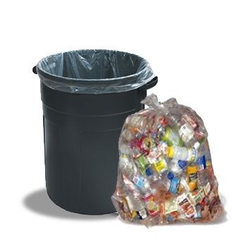 Picture of স্বচ্ছ (16"x12") 50পিস ট্র্যাশ ব্যাগ/পলি ব্যাগ/আবর্জনা ব্যাগ/ময়লা ফেলার ব্যাগ/পলিব্যাগ - poly bag (White)