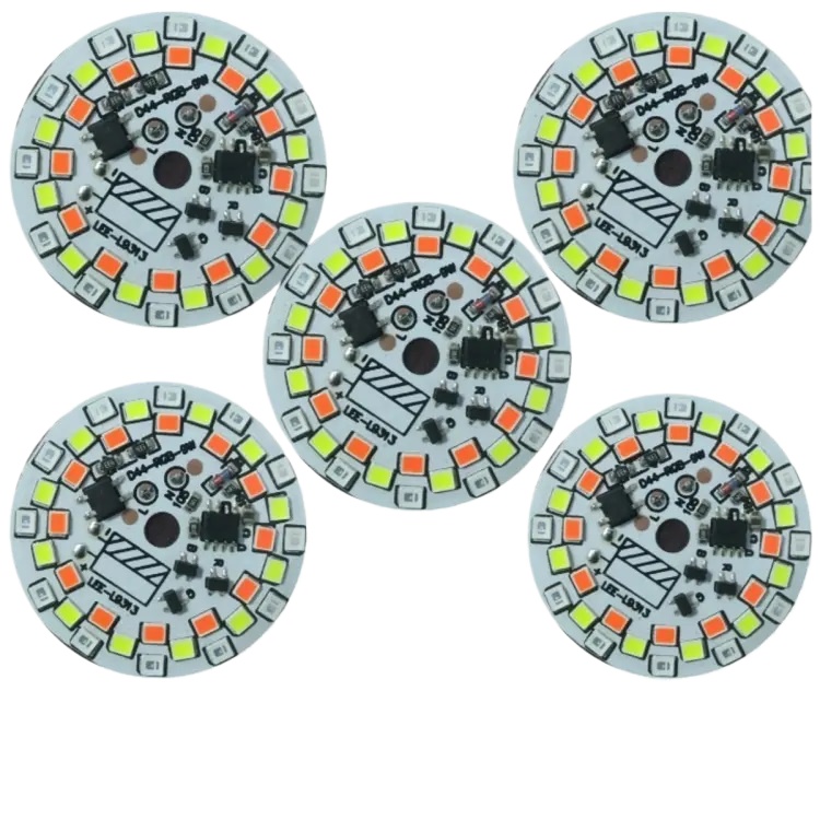 Picture of 1pcs RGB 7 Color LED Light Plate AC-220V Multicolor