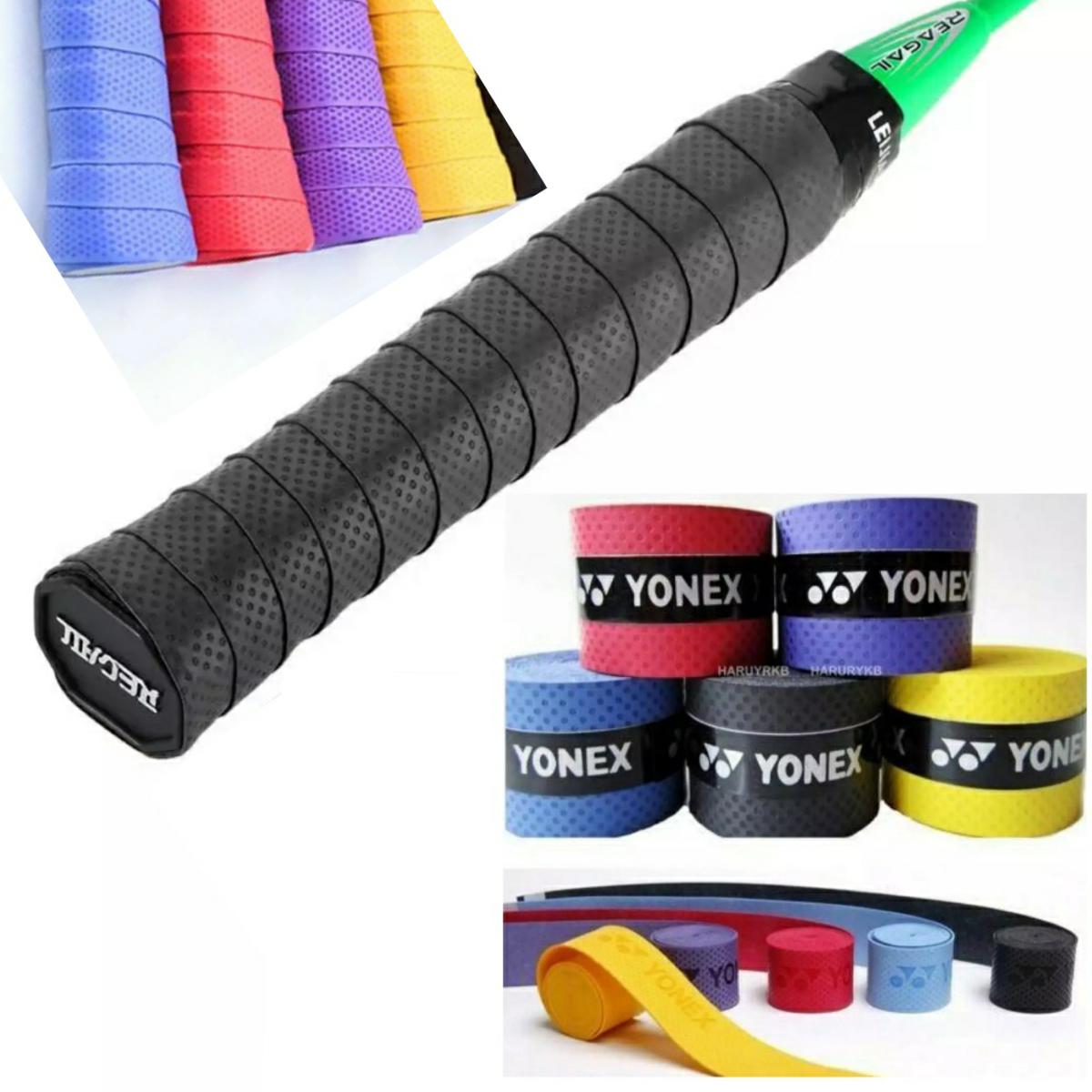 Picture of Yonex Racket Grip Absorb Moisture Badminton Handle Tape - Set Of 2 Pieces - Ensure A Secure And Comfortable Grip Multicolor