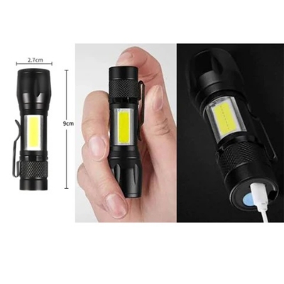 Picture of USB Torch Light -With out Zoom Light Black