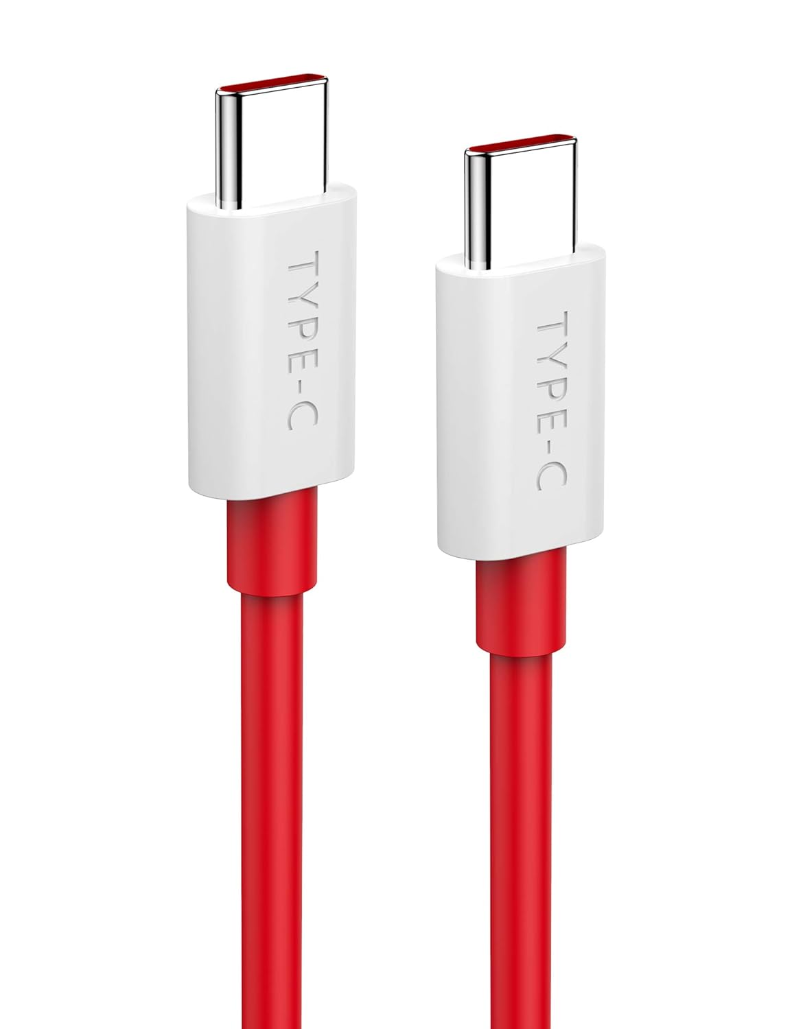 Picture of Oneplus Cable 65WAT 7T pro 7T Warp Fast Charger cable 6A Dash Quick Type-C To Type-C data cable for One plus 7Pro 7 6T 6 5T 5 - Oneplus Cable Red
