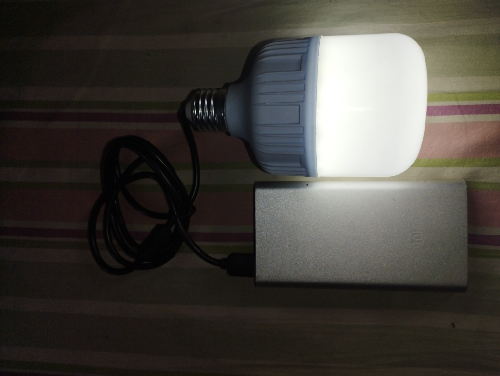 Picture of USB Led Bulb Power bank Light 20 Watt White