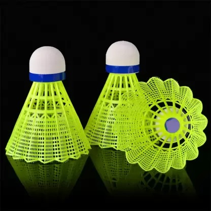 Picture of 6pcs Nylon Badminton Shuttlecocks Badminton Balls for Indoor Outdoor Sports Activities Green