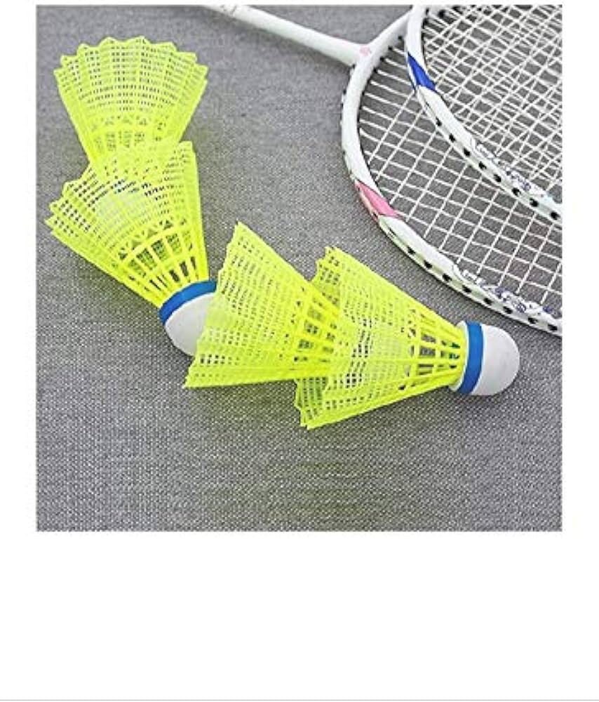 Picture of Smash 500 Plastic Badminton Shuttlecocks Cork 12 Ps Green