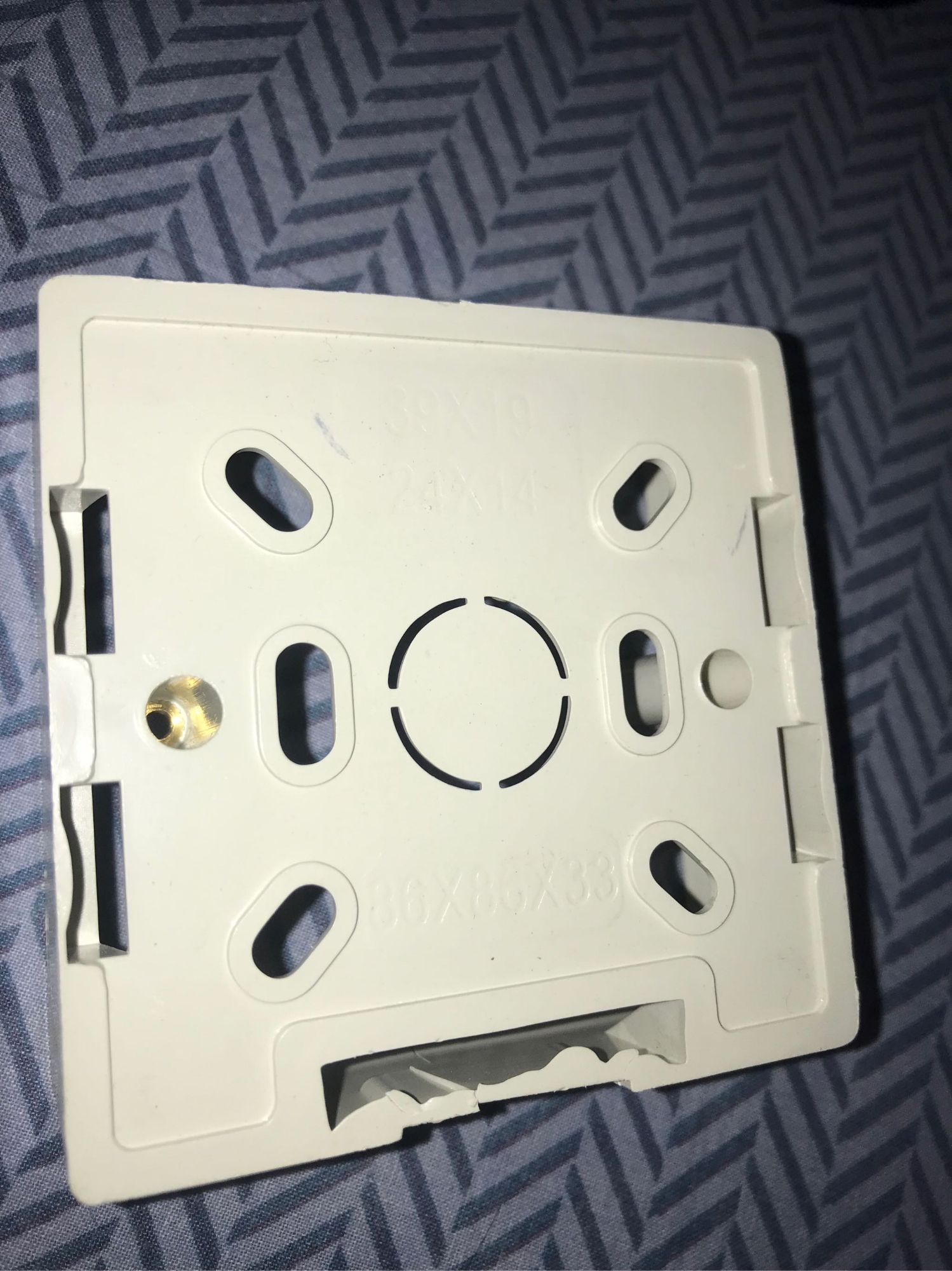 Picture of 10 pis Gang Outer Box, Switch Box, MK Tola, Wall Switch MK Back Cover White