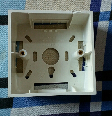 Picture of 5 In 1 AC 250V 4 Pcs Gang Switch + Fan Dimmer Regulator + 2 Pin Socket and LED Indicator With Fuse Wall Gang Switch With 1 Gang Back Box White