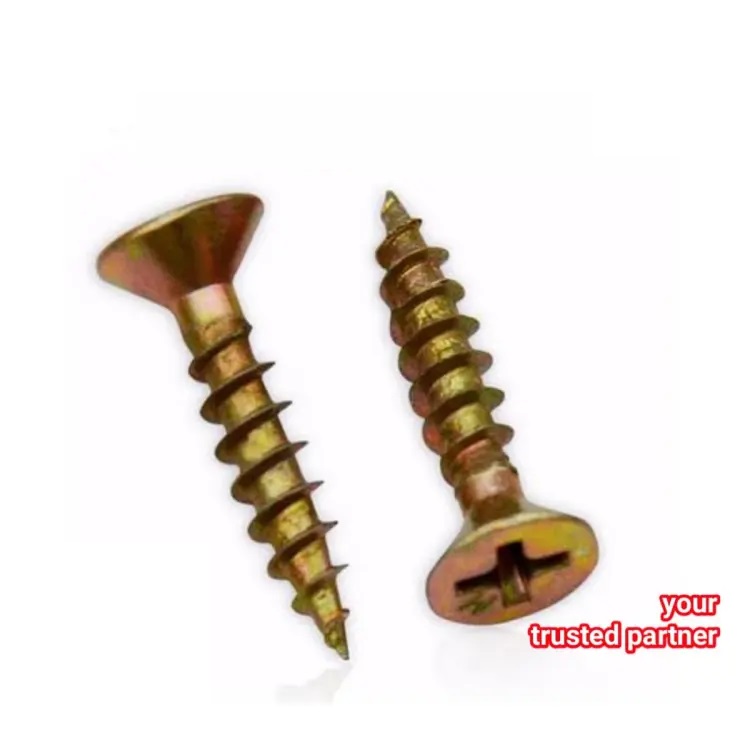 Picture of 3/4" inch Size Hardware Screw 50 Piece Gold
