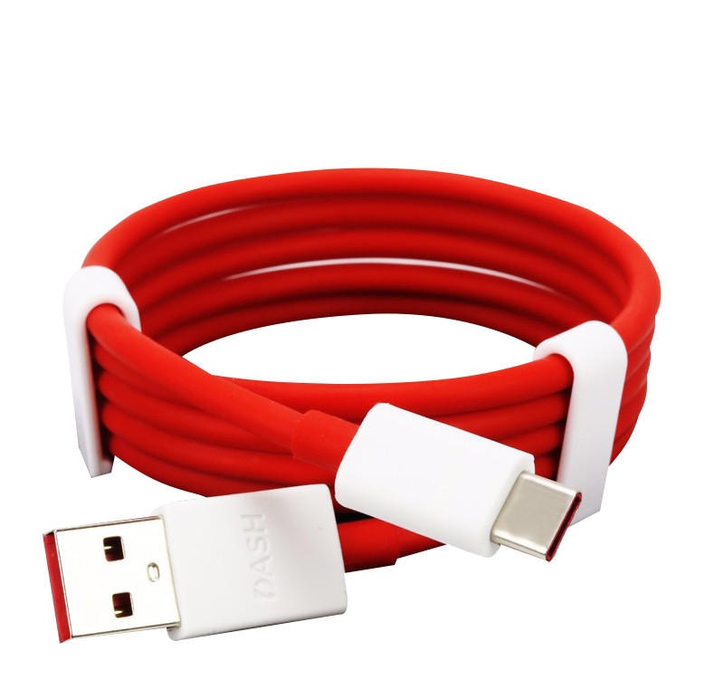 Picture of Fast Charging 6A USB Type-C Data Cable for One plus 7Pro 7 6T 6 5T Red