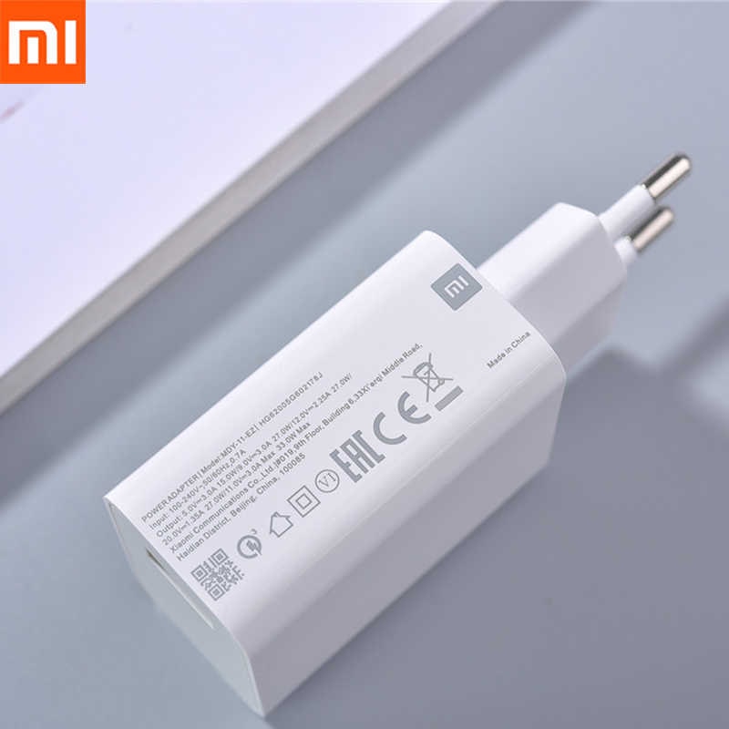 Picture of Mi 33W Sonic Charge USB Charger Wall Charger Adapter with USB to Type-C Cable Included White