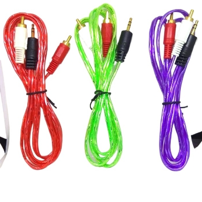 Picture of 2 in 1 Audio Cable 1 Meter  1.5mm to 3.5mm 1Ps 