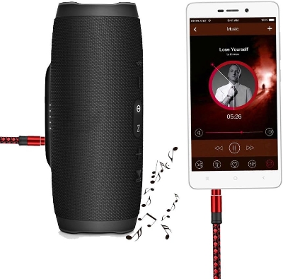 Picture of 3 Meter 3.5mm Aux Audio Cable for Earphones MP3 Player High-Quality Sound Multicolor