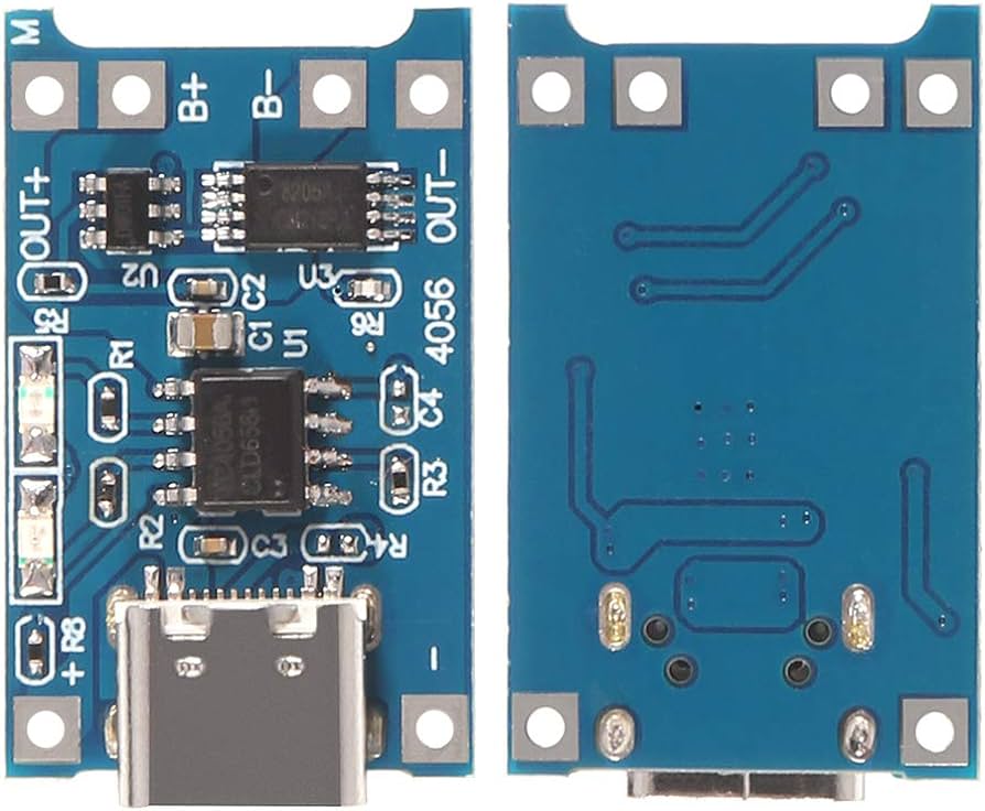 Picture of TP4056 Type-c USB 5V 1A 18650 Lithium Battery Charger Module 2Ps Multicolor