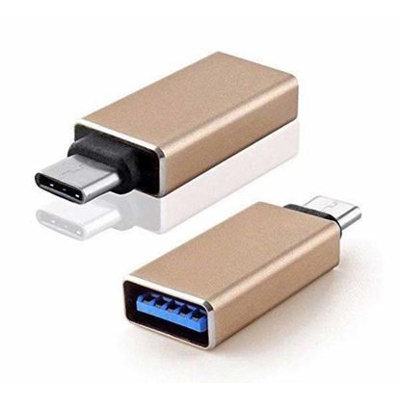 Picture of Type C OTG Metal Body Type C Male Adapter To USB 3.0 Multicolor