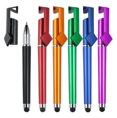 Picture of 3 in 1 Pen Touch Screen Stylus Pen 1 Ps Support All Smart Phone Multicolor