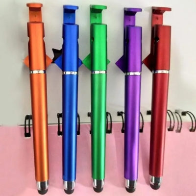 Picture of 3 in 1 Pen Touch Screen Stylus Pen 1 Ps Support All Smart Phone Multicolor