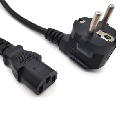 Picture of 220-250 volt AC Power Cable 1 Meter Black