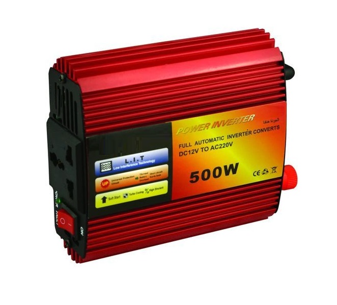 Picture of 500W Power Inverter DC12V to 220V 230V AC  Converter Multicolor