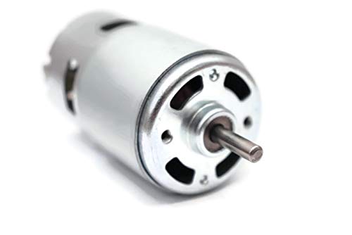 Picture of 775 Single Ball  Bearing DC Motor 5mm Knurling Shaft with Cooling Fan Low Noise RS 775 DC Motor Multicolor