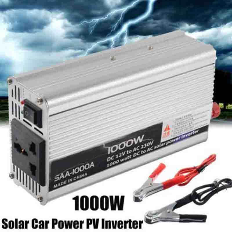 Picture of 1000w Inverter Convert Solar Power DC 12V to AC 220V Multicolor